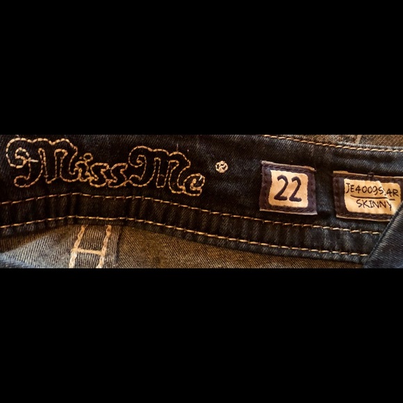 Miss Me Size 22 Skinny Jeans JE4009534R - Picture 1 of 5